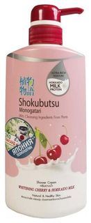 Крем-гель для душа Вишня с молоком Shokubutsu Monogotari Lion Thai