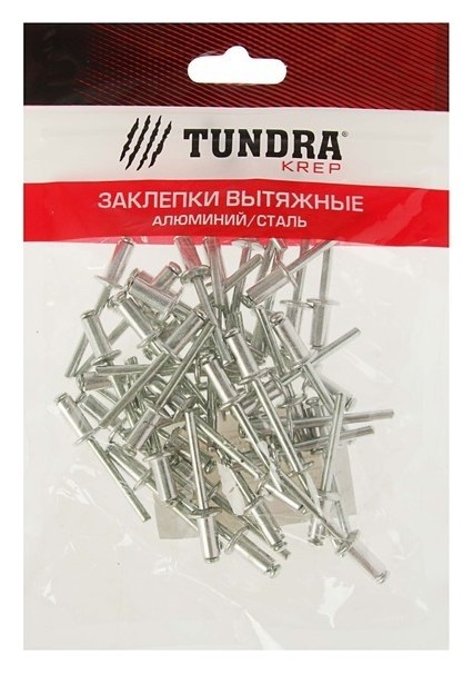 

Заклёпки вытяжные Tundra Krep, алюминий-сталь, 50 шт, .8 х 10 мм