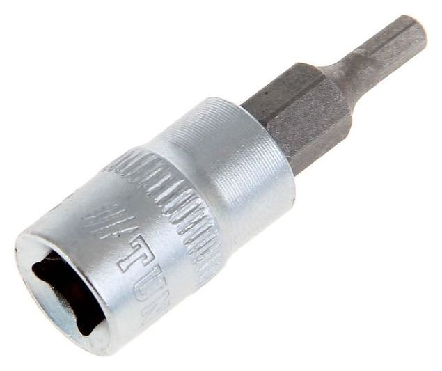 

Головка с битой Tundra, под квадрат 1/4", H3, CrV