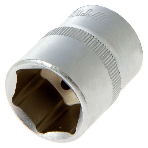 

Головка торцевая шестигранная Tundra, под квадрат 1/2", 22 мм, CrV