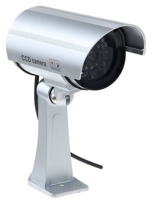 Муляж видеокамеры Luazon, модель Vm-2, со светодиодным индикатором, 2АА (Не в компл.), серый