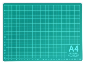 Мат для резки, 30 × 22 см, А4, цвет зелёный Gamma