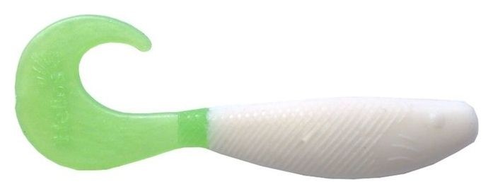 

Твистер Helios Hybrid 7,0 см White & Green Hs-13-016 (Набор 7 шт)
