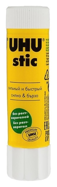 Клей-карандаш PVP 8.2 г., UHU Stic, винтовой колпачок (Гарантийный срок хранения 3 года)