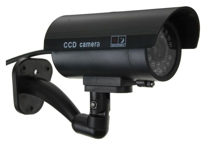 Муляж уличной видеокамеры Luazon, мод. Vm-5, с индикатором, 2аа(Не в компл.), черный