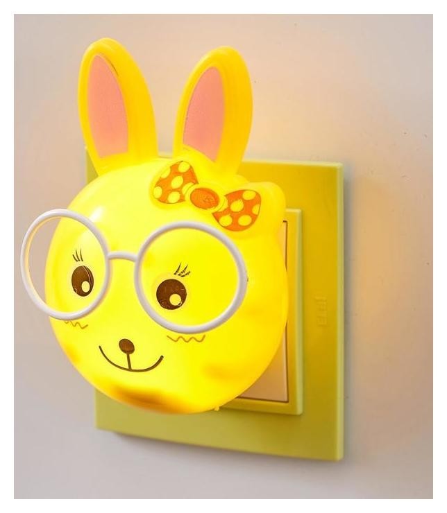 

Ночник LED "Умный зайчонок",12 см, 4W с фотоэлементом (V220) пластик