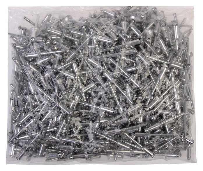 Заклёпки вытяжные Tundra Krep, алюминий-сталь, 4.8 х 12 мм, в пакете 500 шт.