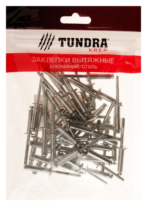 

Заклёпки вытяжные Tundra Krep, алюминий-сталь, 4.8 х 18 мм, в пакете 50 шт.