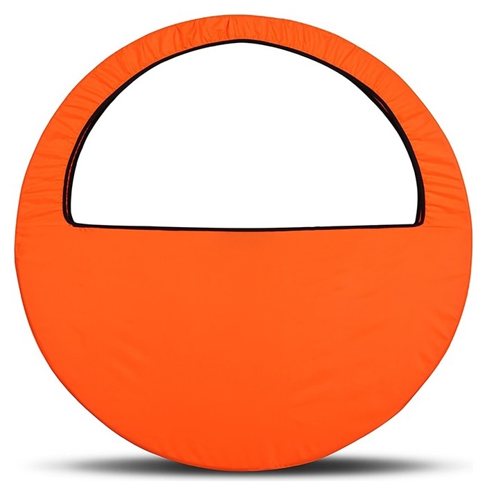 Чехол-сумка для обруча, диаметр 60-90 см, цвет оранжевый