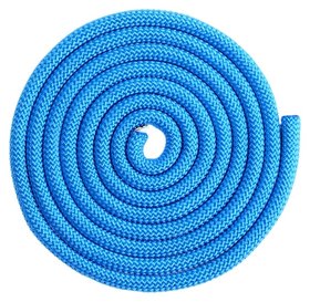 Скакалка гимнастическая утяжелённая, верёвочная, 2,5 м, 150 г, цвет синий Grace dance