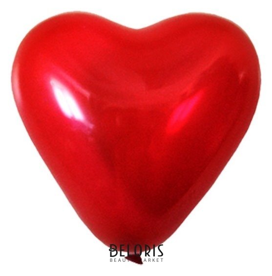 Шар латексный 15, сердце, декоратор, набор 25 шт., цвет тёмно-красный Latex Occidental