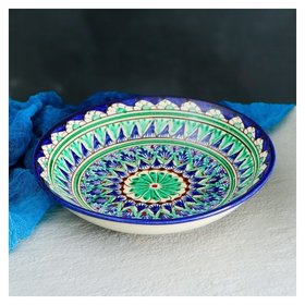 Тарелка глубокая керамическая 20 см Риштанская керамика