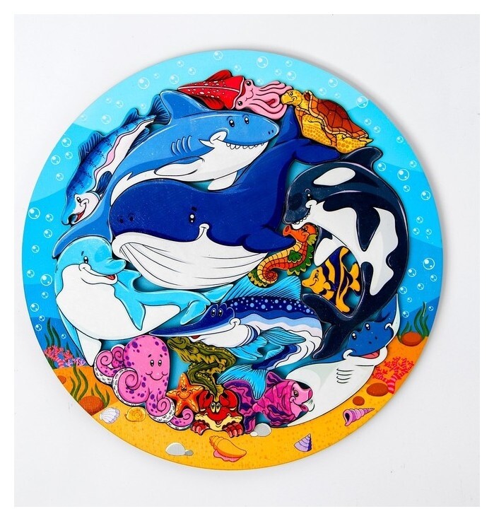 Зоопазл «Подводный мир» 16 деталей  Нескучные игры