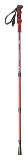 Палка для скандинавской ходьбы телескопическая, 3 секции, алюминий, до 135 см, (1 шт), цвет красно-синий Onlitop