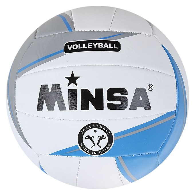 

Мяч волейбольный Minsa, Pvc, машинная сшивка, размер 5