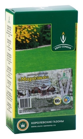 

Семена газонная травосмесь "Морозко", 100 гр