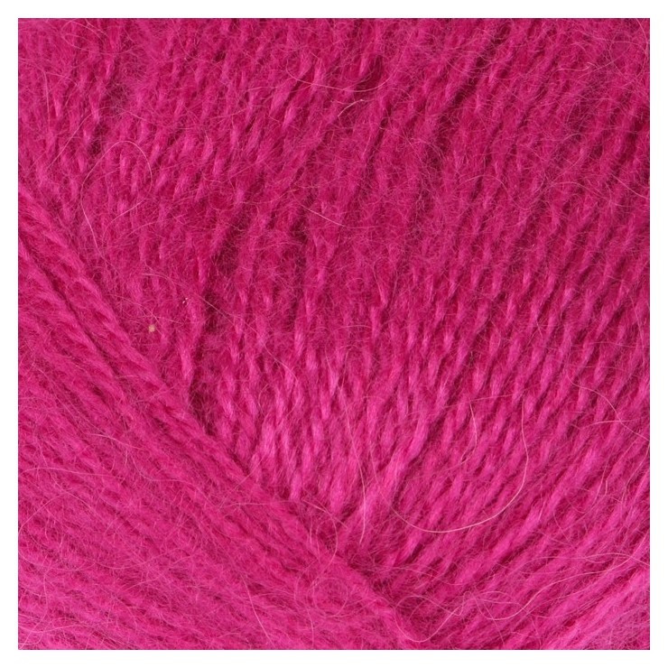 

Пряжа "Mohair Delicate" 40% мохер, 60% акрил 500м/100гр (6141 яр. розовый)