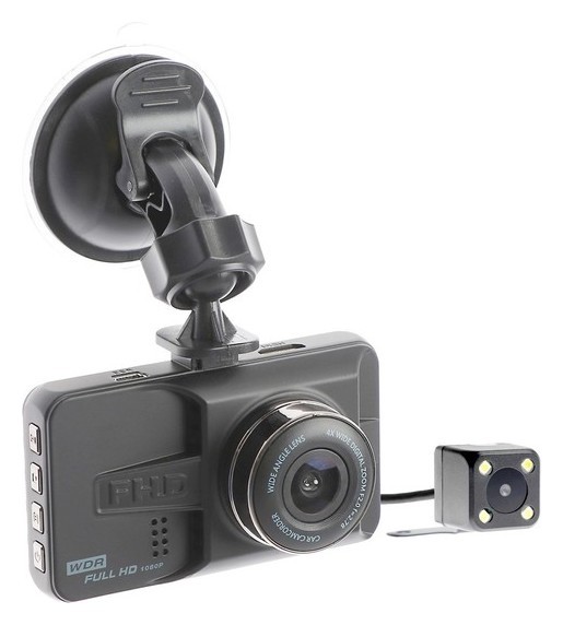 Видеорегистратор Torso Premium 2 камеры, разрешение HD 1920x1080p, TFT 3.0, угол обзора 160°