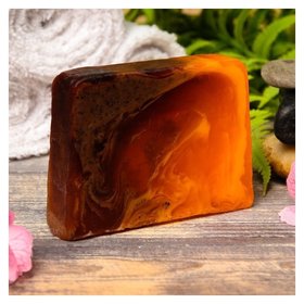 Натуральное мыло для бани и сауны "Апельсин — корица — кофе" 100гр Добропаровъ