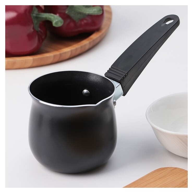 Турка «Услада», антипригарное покрытие, 450 мл  Доляна