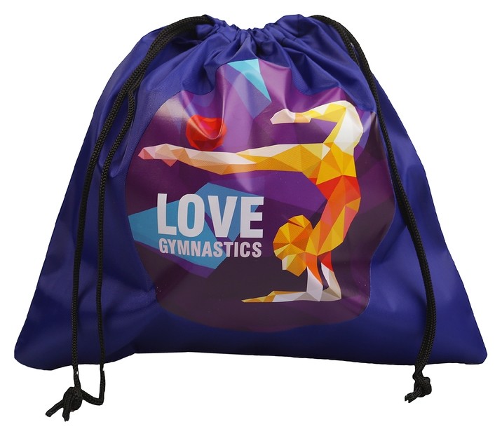 

Чехол для гимнастического мяча Love Gymnastics ,5 х 29, Синий