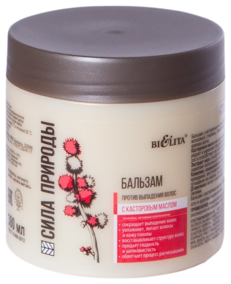 Отзыв на Бальзам против выпадения волос с касторовым маслом Сила Природы