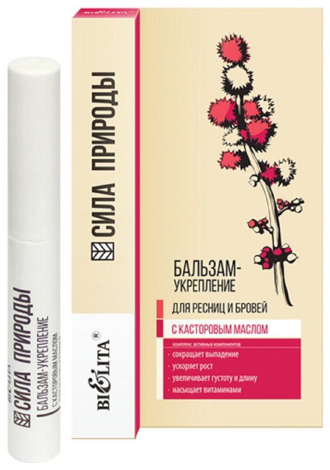 Отзыв на Бальзам-укрепление для ресниц и бровей с касторовым маслом Сила Природы