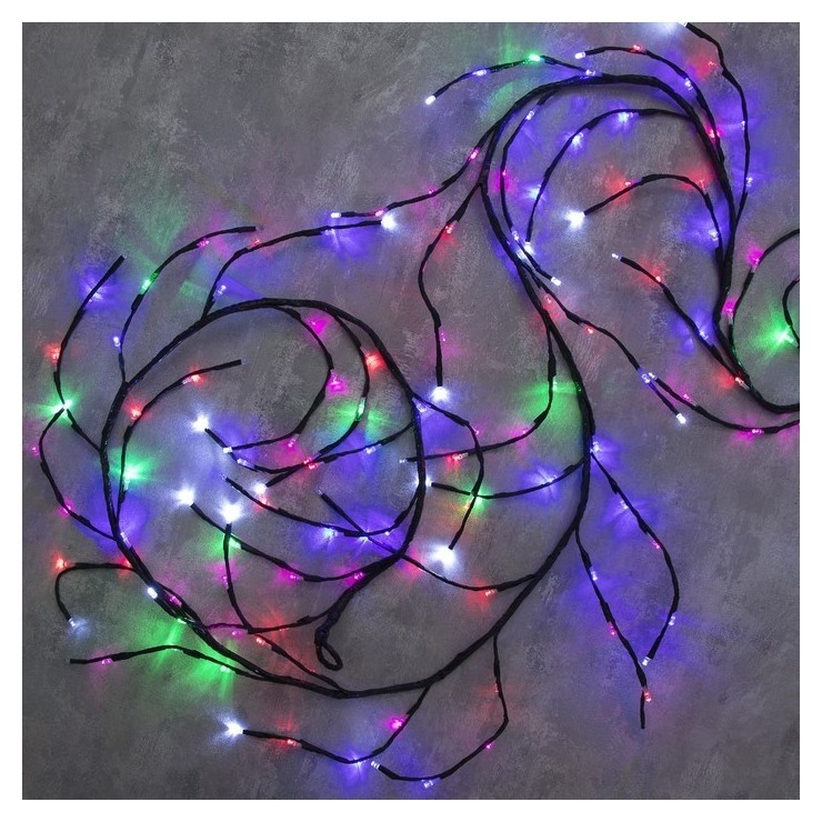

Ветка светодиодная, Д:3 м, н.т. Led-160/40, эффект мерцания, 220 В, мульти