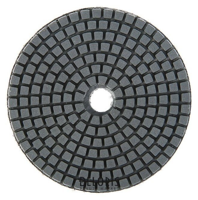 Алмазный гибкий шлифовальный круг Tundra, для мокрой шлифовки, 100 мм, Buff черный Tundra