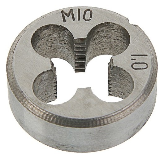 

Плашка метрическая Tundra, М10 х 1 мм