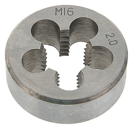 

Плашка метрическая Tundra, М16 х 2 мм