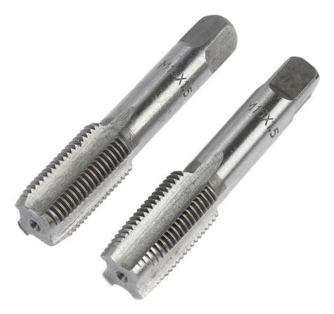Метчики метрические ручные Tundra, М16 х 1.5 мм, комплект из 2шт.  Tundra
