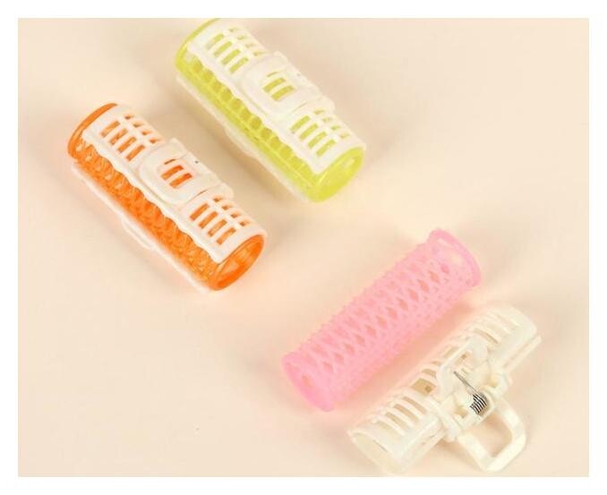 Бигуди с крабом, D = 2,5 см, 7,5 см  Queen Fair