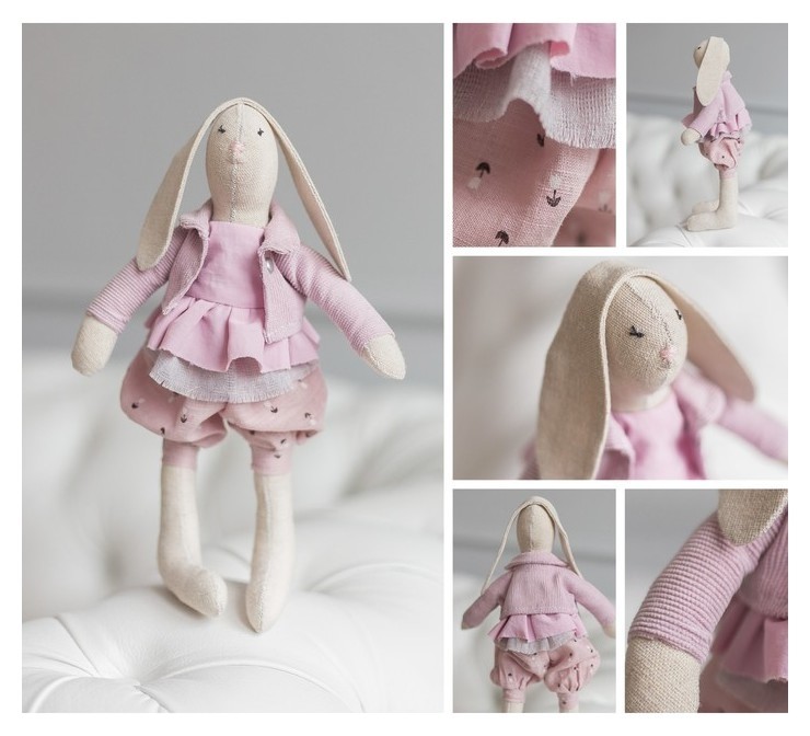 

Мягкая игрушка «Домашняя зайка моника», набор для шитья, 18 × .5 × 2см