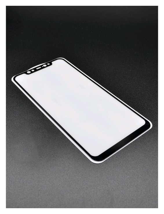 

Защитное стекло Innovation 2D для Xiaomi Mi 8, полный клей, черное, Чёрный