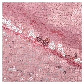 Ткань для пэчворка «Розовая» пайетки, 33 × 33 см Арт узор
