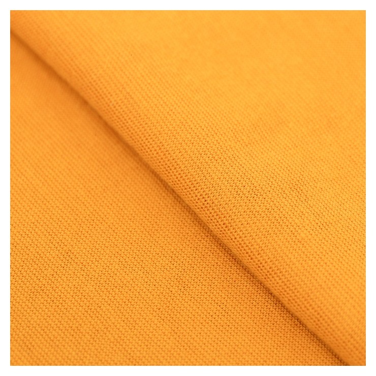 Ткань для пэчворка трикотажная однотонная 50 × 50 см Цвет оранжевый