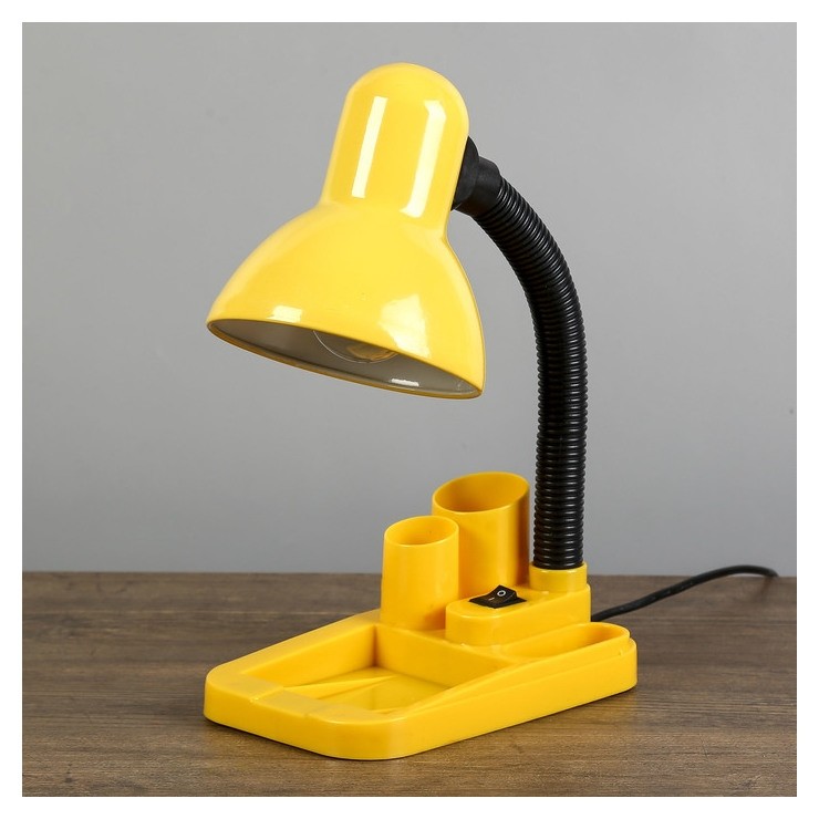 

Лампа настольная "Мудрец" Е27 40w, 220в желтый 18х11,5х33 см