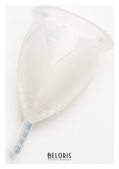 Менструальная чаша «Тюльпан», размер L, цвет белый Хорс