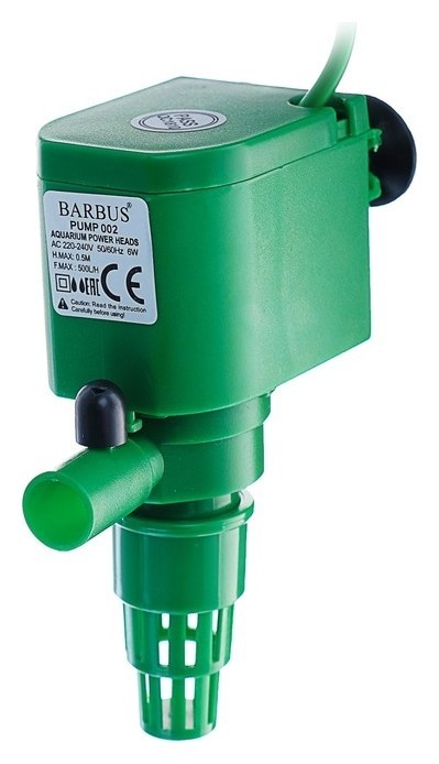 Помпа Barbus Pump 002 водяная, 500 л/ч 6 Вт