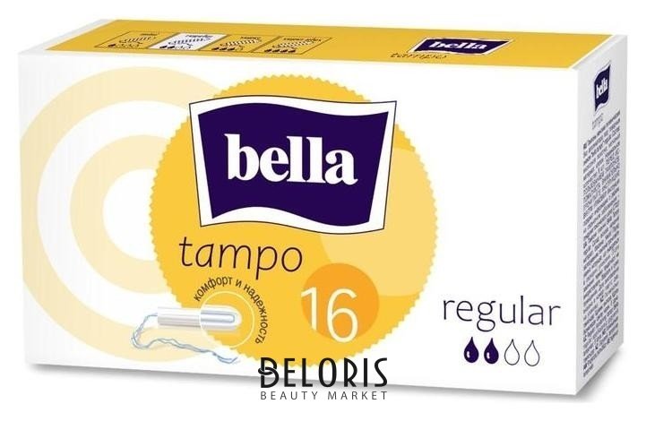 Тампоны гигиенические без аппликатора Premium Comfort Regular Easy Twist Bella