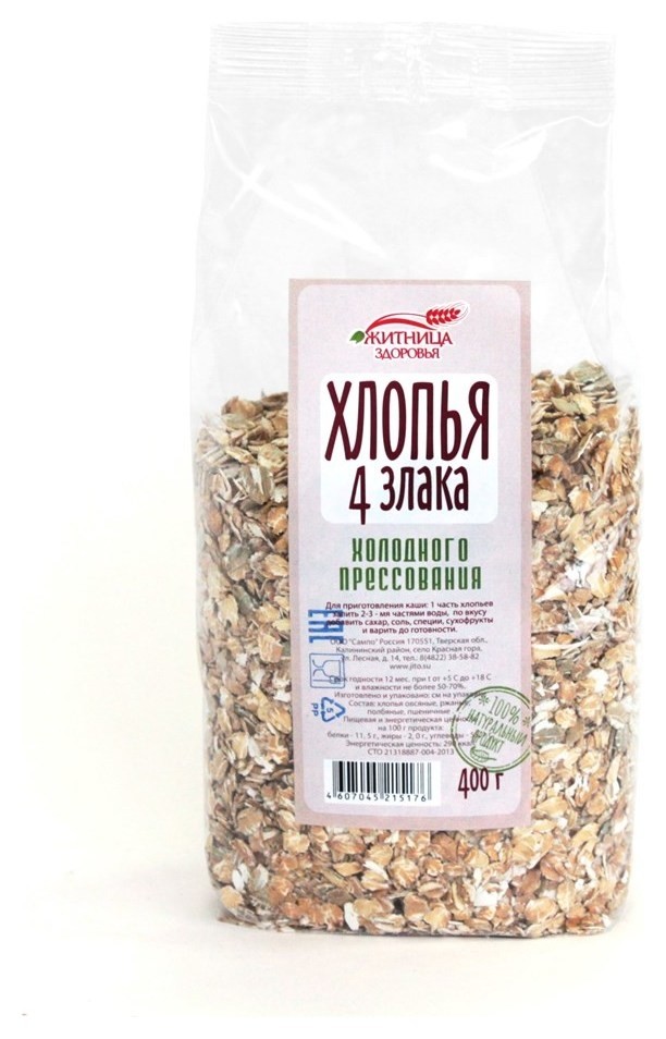 

Хлопья 4 злака