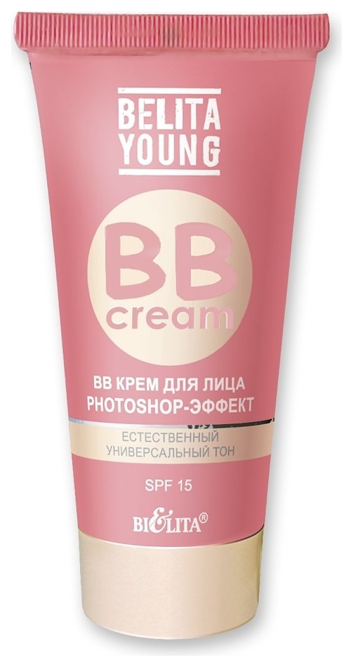 Отзыв на ВВ-крем для лица универсальный тон Photoshop эффект Young Spf 15