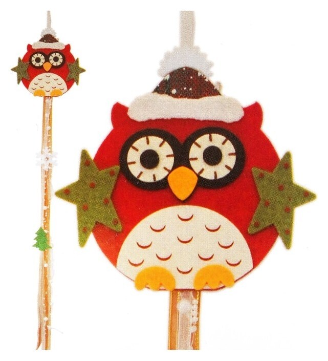 Набор для создания новогодней подвески «Совушка»  Школа талантов