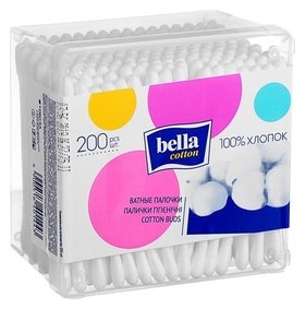 Ватные палочки Bella Cotton 200 шт. Bella