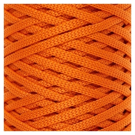 Шнур для вязания "Классика" 100% полиэфир 3мм 100м (125 оранжевый) Softino