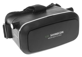 3D очки виртуальной реальности Luazon, телефоны до 6.5" (75х160мм), чёрные LuazON Home