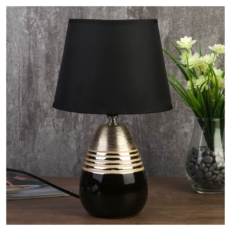 

Лампа настольная 7515129tl/1 E14 40вт черный-золото 19х19х29