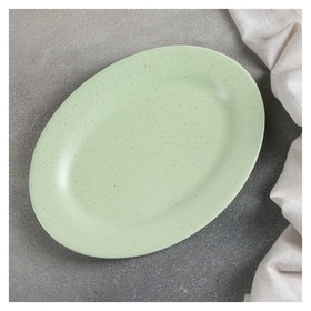 Блюдо «Амелия», 24,5×18 см см, цвет зелёный Доляна