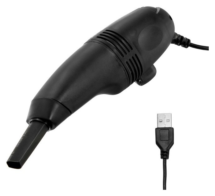 

Пылесос для ПК с насадками Usb Luazon, Чёрный